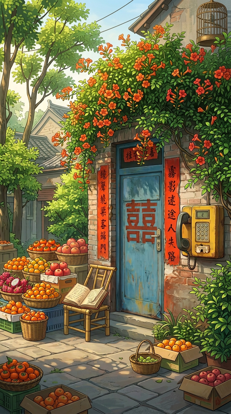 第二章 · 巷口 · 水果摊